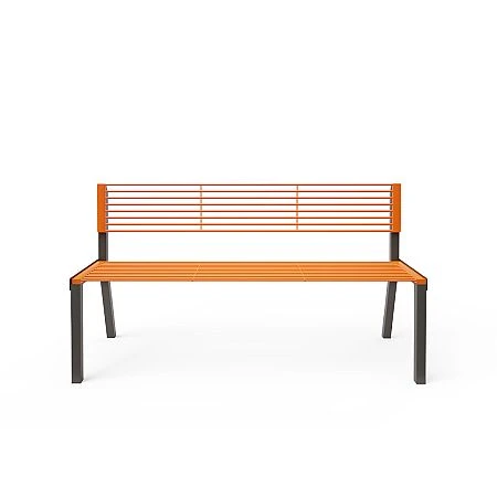 Parková lavička s opěradlom 1,5m kov Parková lavička s opěradlom 1,5m kov